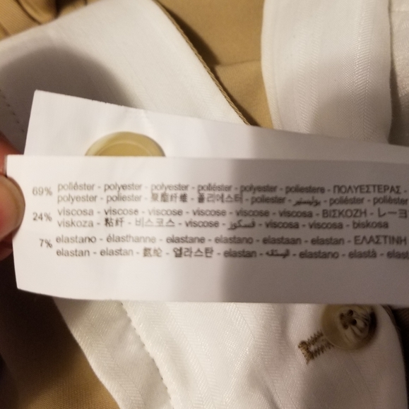 NWT Zara Dress Pants Women's Color Khaki Size 34 Bent From Below - Picture 11 of 14